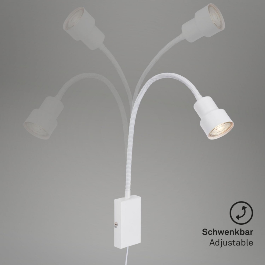 Briloner 2085-016 - LED Kinkiet dotykowy TUSI 1xGU10/5W/230V biały