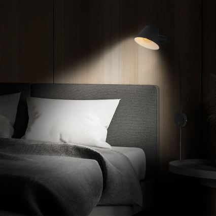 Briloner 2089-015 - Regulowany kinkiet BRELLO 1xE27/10W/230V czarny