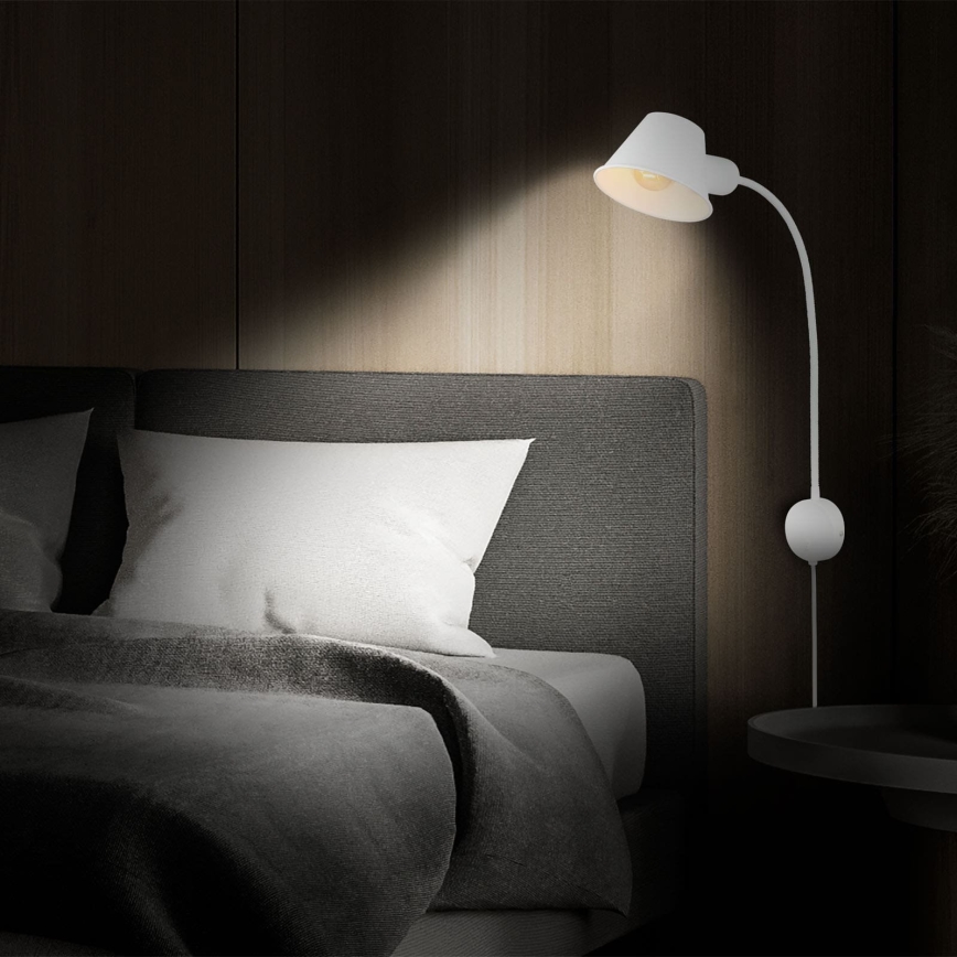 Briloner 2089-016 - Regulowany kinkiet BRELLO 1xE27/10W/230V biały