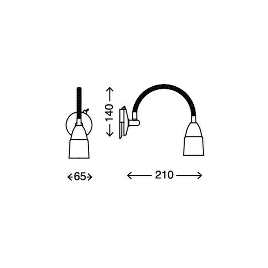Briloner 2097-018 - LED Oświetlenie lustra SPLASH 1xG9/2,5W/230V
