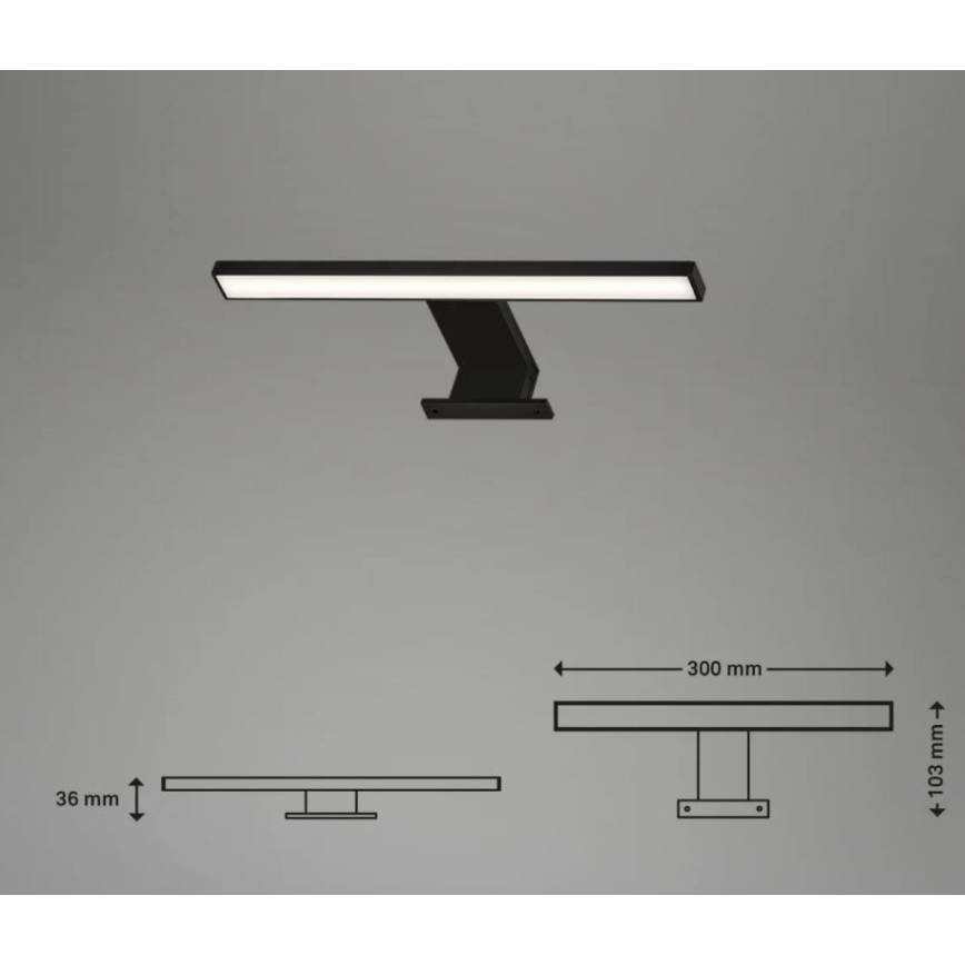 Briloner 2104-015 - Oświetlenie łazienkowe LED do lustra DUN LED/5W/230V 30 cm IP44