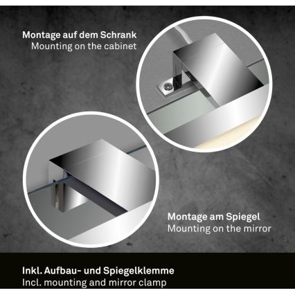 Briloner 2104-018 - Oświetlenie łazienkowe LED do lustra DUN LED/5W/230V 30 cm IP44