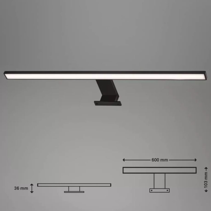 Briloner 2104-115 - LED Łazienkowe oświetlenie lustra DUN LED/8W/230V 60 cm IP44
