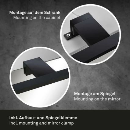 Briloner 2104-115 - Oświetlenie łazienkowe LED do lustra DUN LED/8W/230V 60 cm IP44