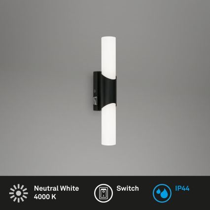 Briloner 2111-015 - Oświetlenie LED do lustra łazienkowego LED/6,5W/230V 32 cm czarne