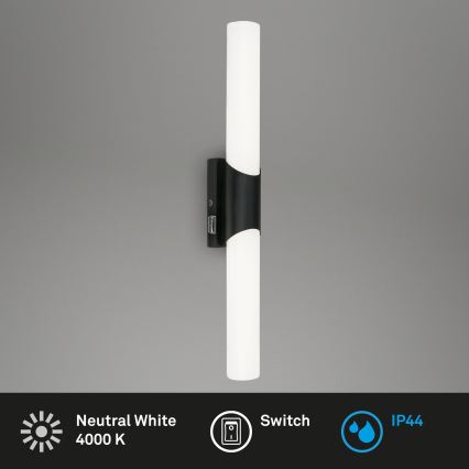 Briloner 2111-115 - Oświetlenie LED do lustra łazienkowego LED/11W/230V IP44 47 cm czarne