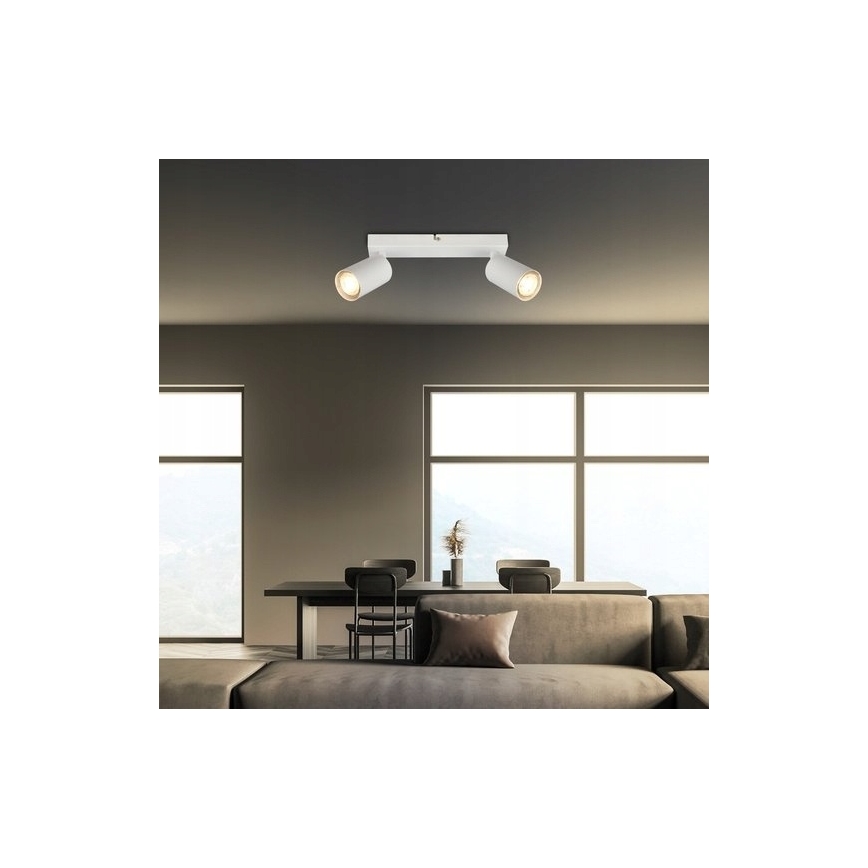 Briloner 2172-026 - Oprawa punktowa SPOT 2xGU10/9W/230V biała