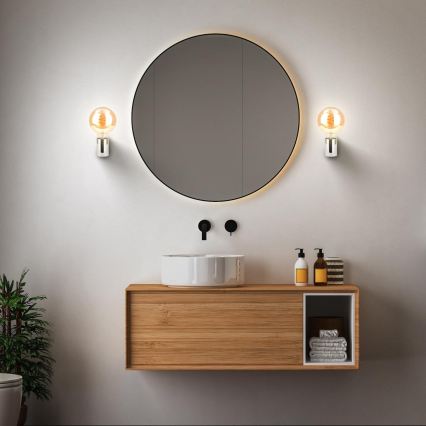 Briloner 2182-018 - Kinkiet łazienkowy DONGA 1xE27/10W/230V IP44 błyszczący chrom