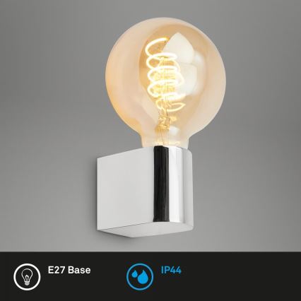 Briloner 2182-018 - Kinkiet łazienkowy DONGA 1xE27/10W/230V IP44 błyszczący chrom