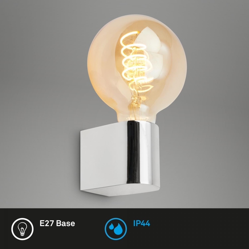 Briloner 2182-018 - Kinkiet łazienkowy DONGA 1xE27/10W/230V IP44 błyszczący chrom
