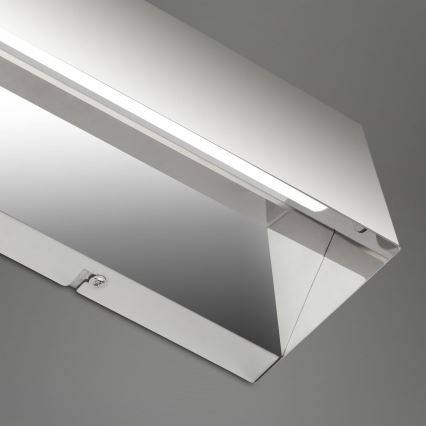 Briloner 2204-018 - LED Kinkiet zewnętrzny LED/8W/230V IP44 chrom błyszczący