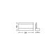 Briloner 2285-012 - LED Kinkiet OPACO 1xLED/6W/230V