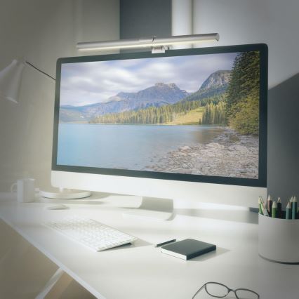 Briloner 2303-014 - LED Ściemnialne oświetlenie monitora LED/3,5W/5V 3000/4500/6500K