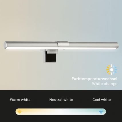 Briloner 2303-014 - LED Ściemnialne oświetlenie monitora LED/3,5W/5V 3000/4500/6500K