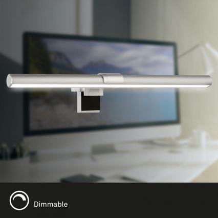 Briloner 2303-014 - LED Ściemnialne oświetlenie monitora LED/3,5W/5V 3000/4500/6500K