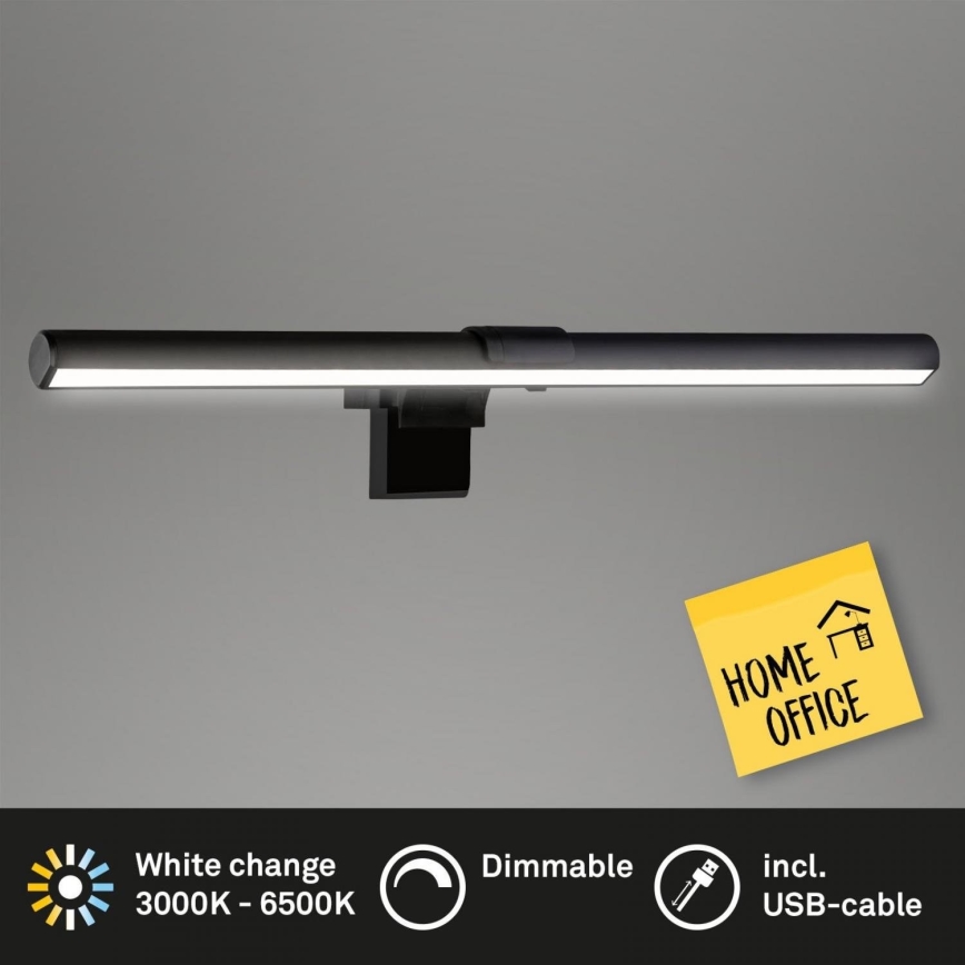 Briloner 2303-015 - LED  Ściemnialne oświetlenie monitora LED/3,5W/230V 2700/4000/6500K
