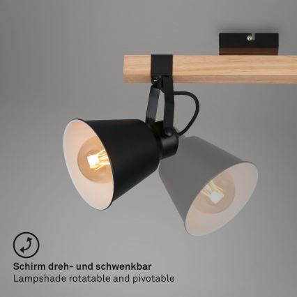 Briloner 2406-035 - Oświetlenie punktowe SPOT 3xE27/40W/230V