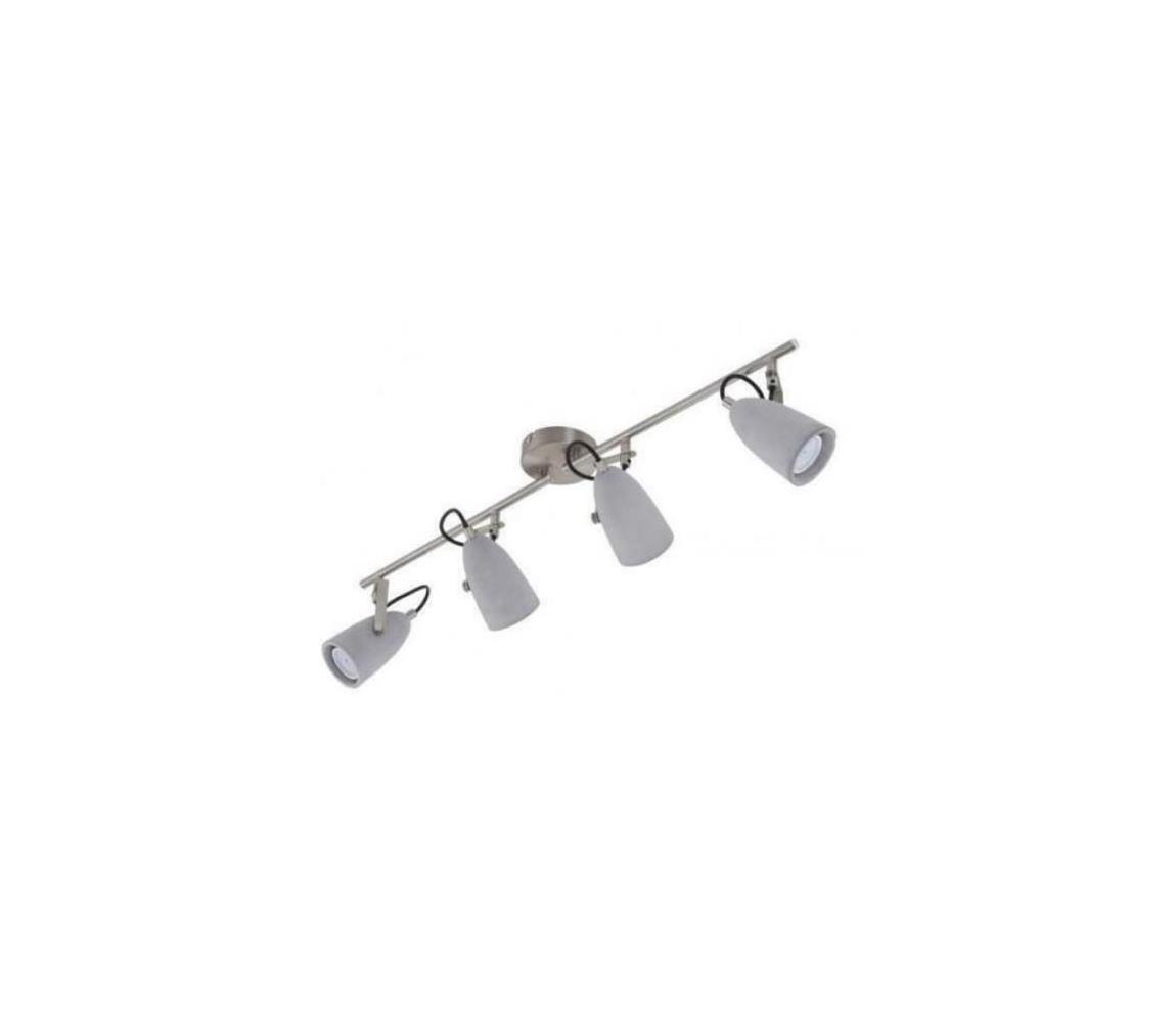 Briloner 2529-042 - LED Oświetlenie punktowe THIMBLE 4xGU10/5W/230V beton