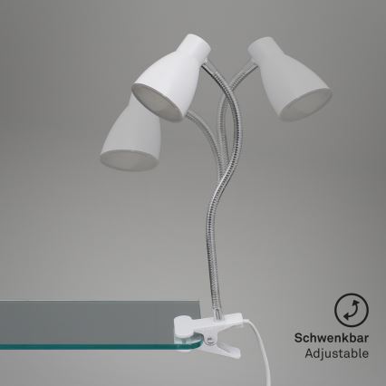 Briloner 2615-016P - LED Lampa z klipsem GRIP LED/2,5W/230V biała