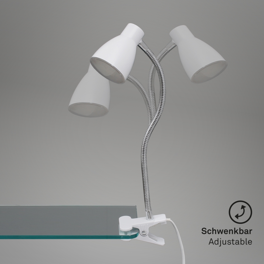 Briloner 2615-016P - LED Lampa z klipsem GRIP LED/2,5W/230V biała