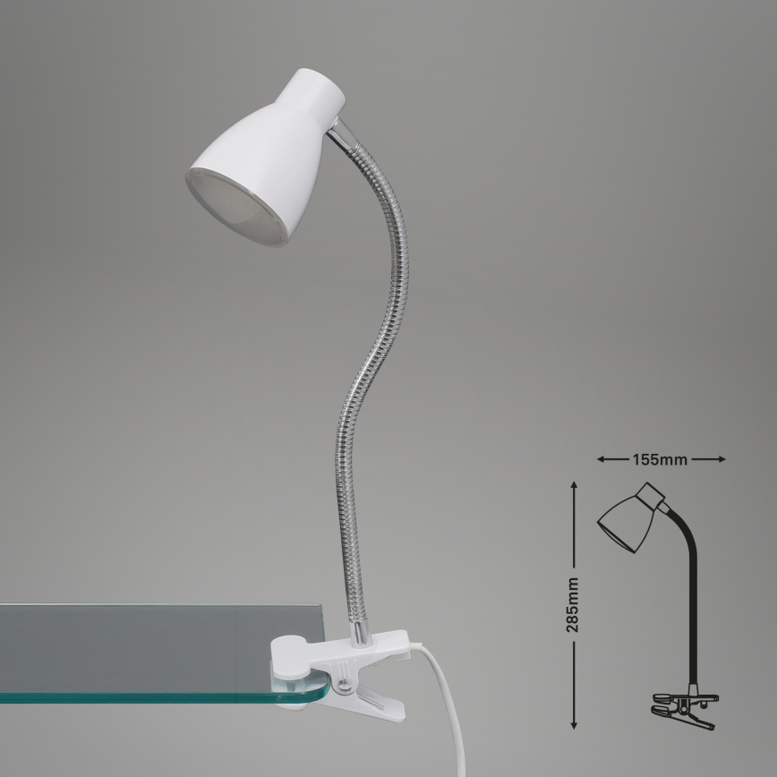 Briloner 2615-016P - LED Lampa z klipsem GRIP LED/2,5W/230V biała