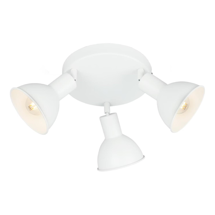 Briloner 2674-036 - Oświetlenie punktowe RETRO 3xE14/25W/230V biały