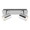 Briloner 2731-028 - Łazienkowa oprawa punktowa BANYO 2xGU10/5W/230V IP44, błyszczący chrom