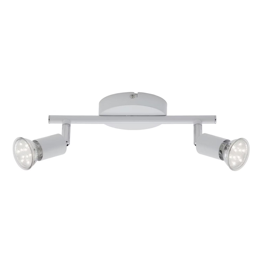 Briloner 2767-026 - LED Oświetlenie punktowe 2xGU10/6W/230V białe