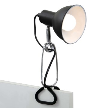 Briloner 2790-015 - Lampa z klipsem FIX 1xE14/8W/230V czarny/błyszczący chrom