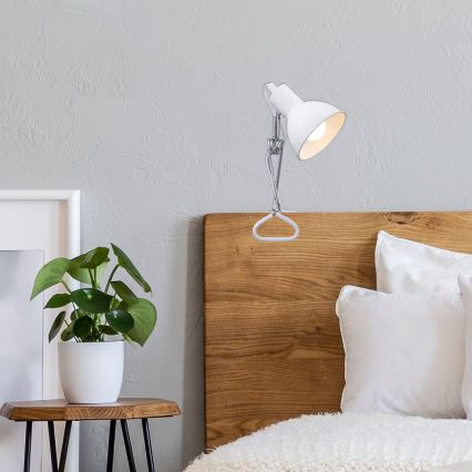 Briloner 2790-016 - Lampa z klipsem FIX 1xE14/8W/230V biała