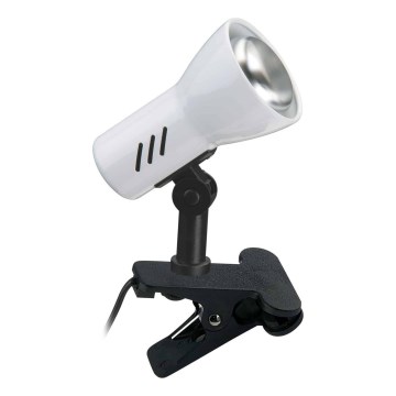 Briloner 2794/016P - Lampa z klipsem 1xE14/40W/230V czarna/biała