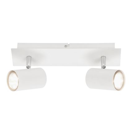 Briloner 2857-026 - Reflektor SPOT 2xGU10/40W/230V biały