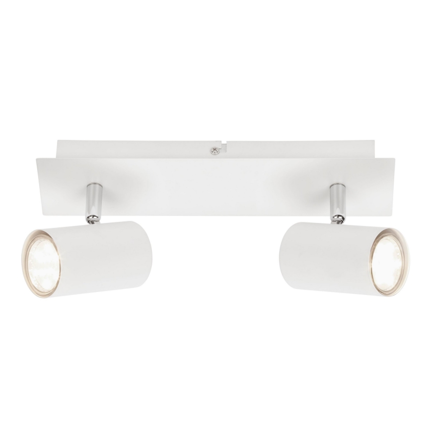 Briloner 2857-026 - Reflektor SPOT 2xGU10/40W/230V biały