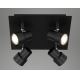 Briloner 2861-045 - LED Oświetlenie punktowe SPOT 4xGU10/5W/230V czarne