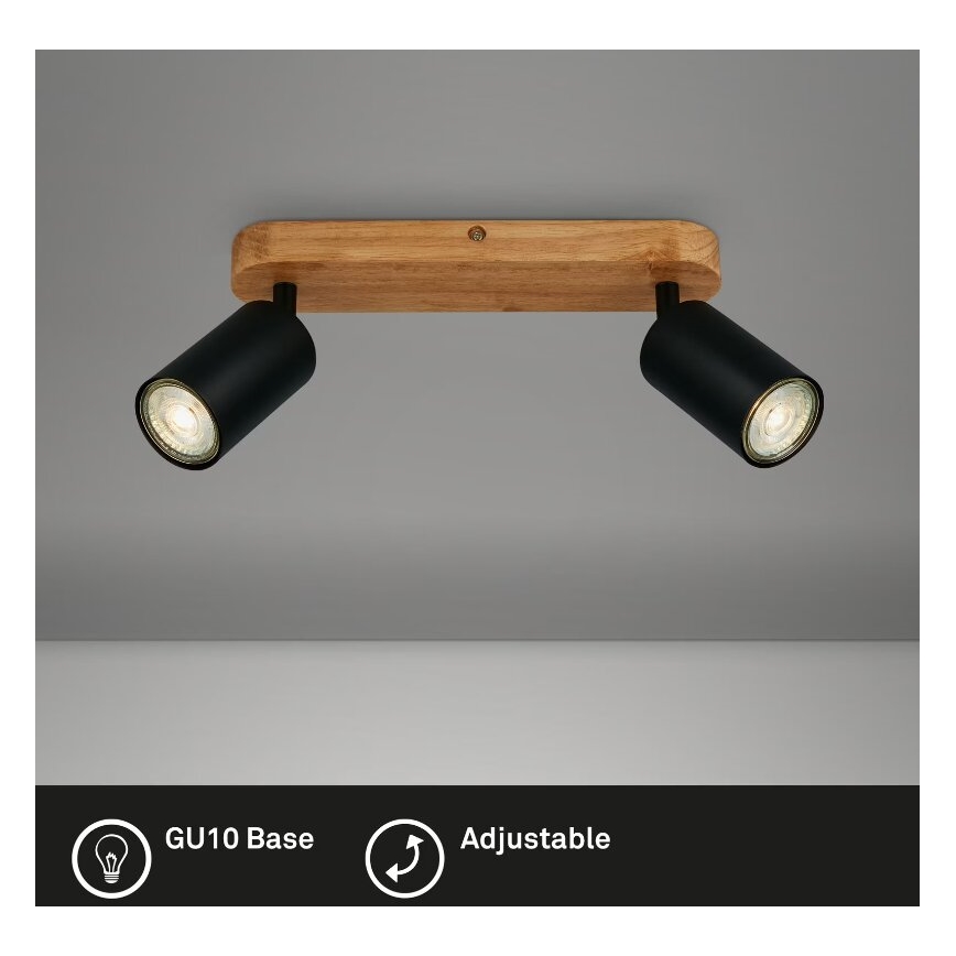 Briloner 2922-025 - Oświetlenie punktowe SPOT 2xGU10/9W/230V