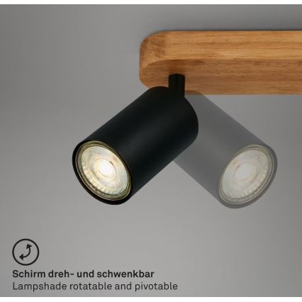 Briloner 2922-025 - Oświetlenie punktowe SPOT 2xGU10/9W/230V