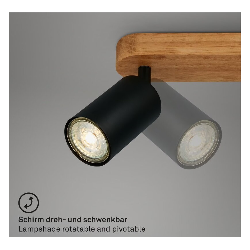 Briloner 2922-025 - Oświetlenie punktowe SPOT 2xGU10/9W/230V