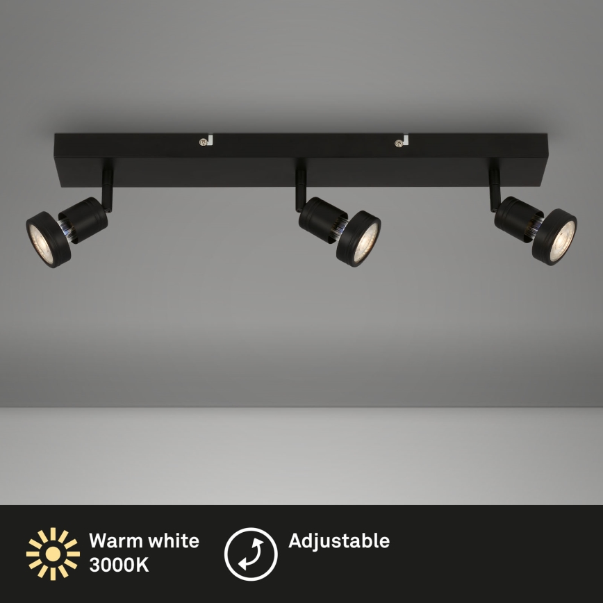 Briloner 2926-035 - LED oprawa punktowa 3xGU10/4,9W/230V