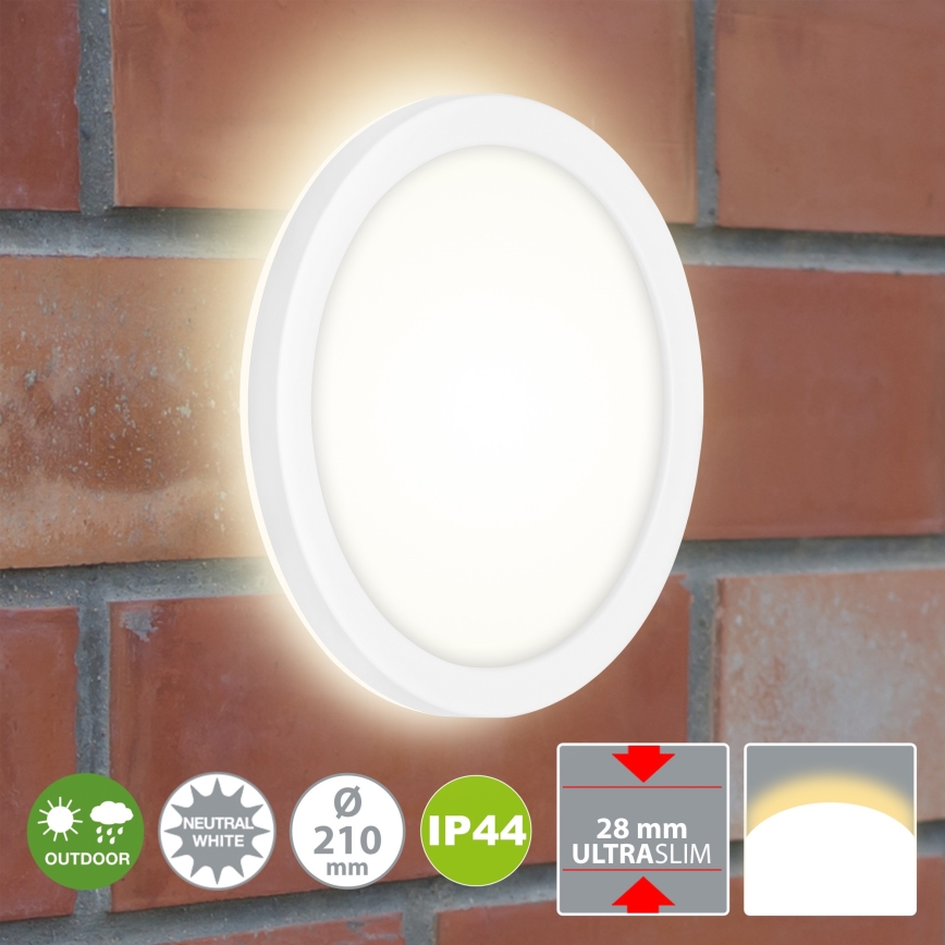Briloner 3008-016 - LED Plafon LED/8W/230V śr. 21 cm biały IP44