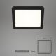 Briloner 3010-015 - LED Plafon LED/8W/230V 19x19 cm czarny IP44