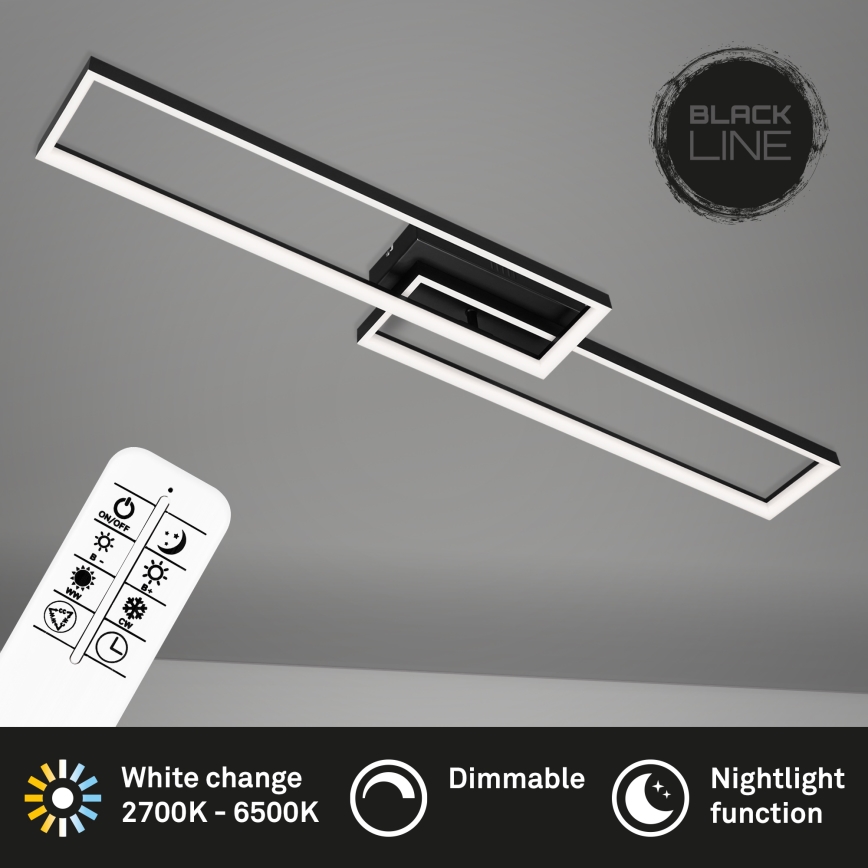 Briloner 3013-015 - LED Ściemnialny żyrandol natynkowy FRAME LED/40W/230V 2700-6500K + pilot zdalnego sterowania