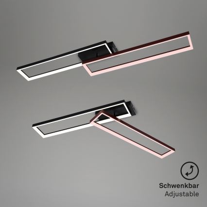 Briloner 3013-015 - LED Ściemnialny żyrandol natynkowy FRAME LED/40W/230V 2700-6500K + pilot zdalnego sterowania
