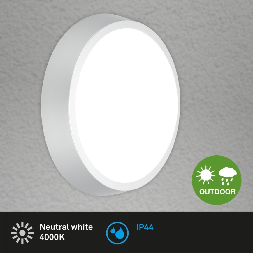 Briloner 3018-014 - LED Plafon łazienkowy HAGEN LED/24W/230V IP44 biały