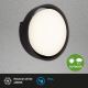 Briloner 3019-015 - LED Kinkiet zewnętrzny GENUA LED/18W/230V IP44 czarny