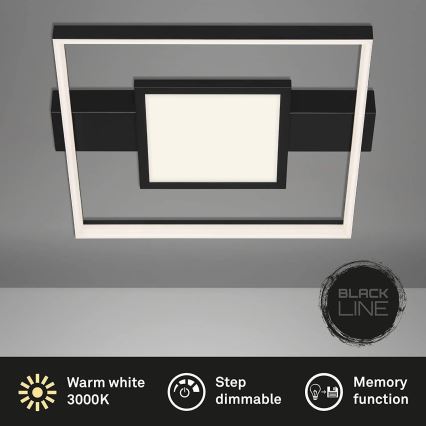 Briloner 3028-015 - LED Plafon ściemnialny FRAME LED/38W/230V