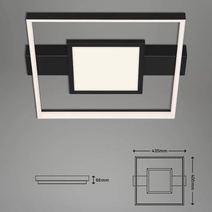 Briloner 3028-015 - LED Plafon ściemnialny FRAME LED/38W/230V