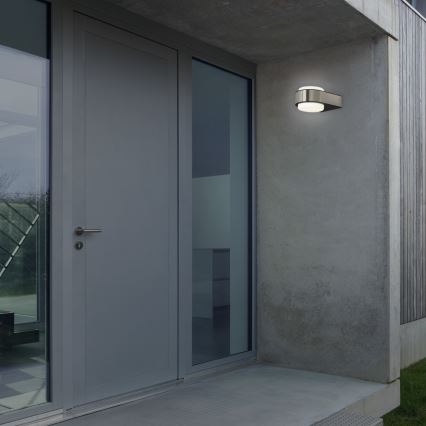 Briloner 3035-012- LED Kinkiet zewnętrzny HANAU LED/6,5W/230V IP44 matowy chrom