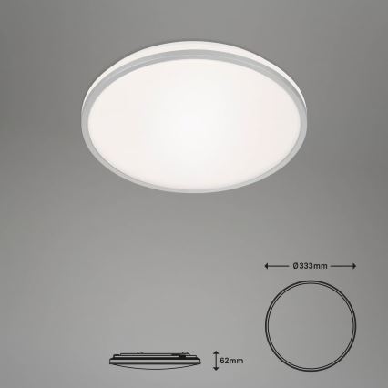 Briloner 3064-014 - LED Ściemnialna oprawa sufitowa IVY LED/24W/230V Wi‑Fi Tuya śr. 33,3 cm + pilot zdalnego sterowania