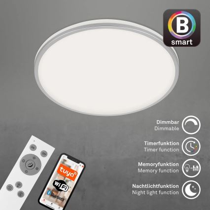 Briloner 3065-014 - LED ściemnialna lampa sufitowa IVY LED/42W/230V Wi-Fi Tuya śr. 49 cm + pilot zdalnego sterowania