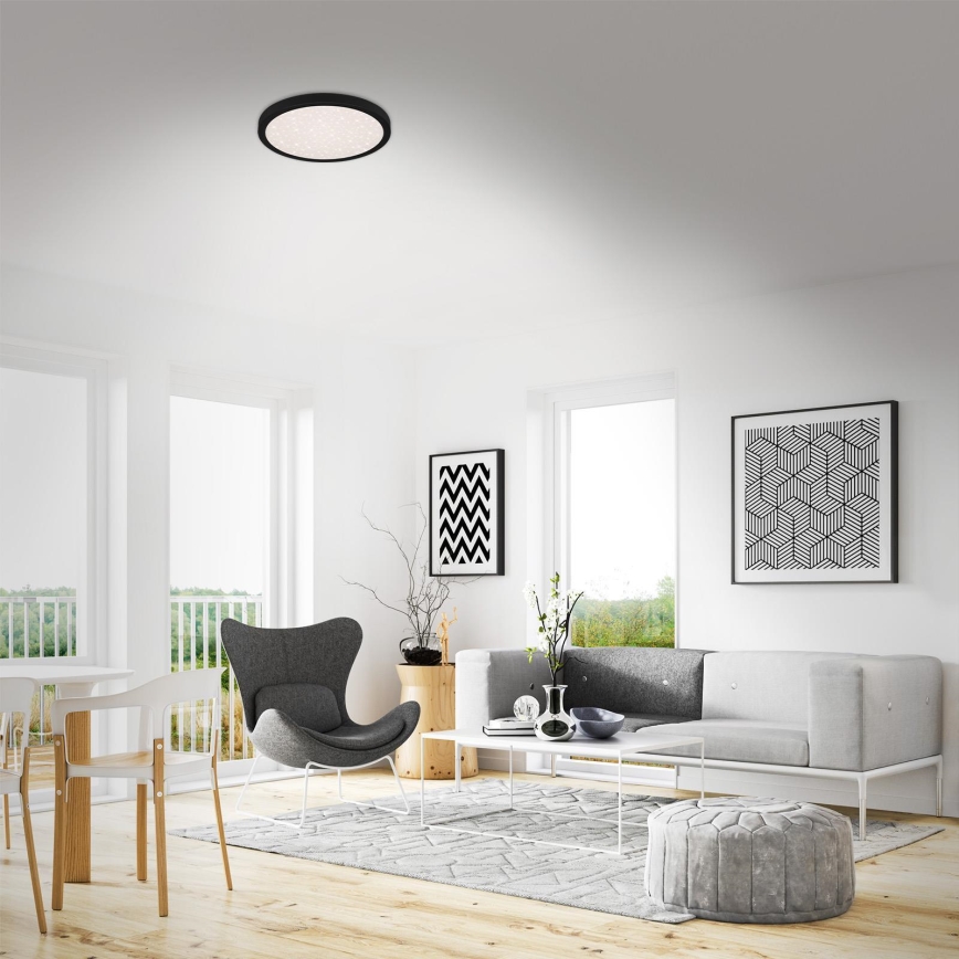 Briloner 3071-015 - LED Plafon RUNA LED/24W/230V czarny